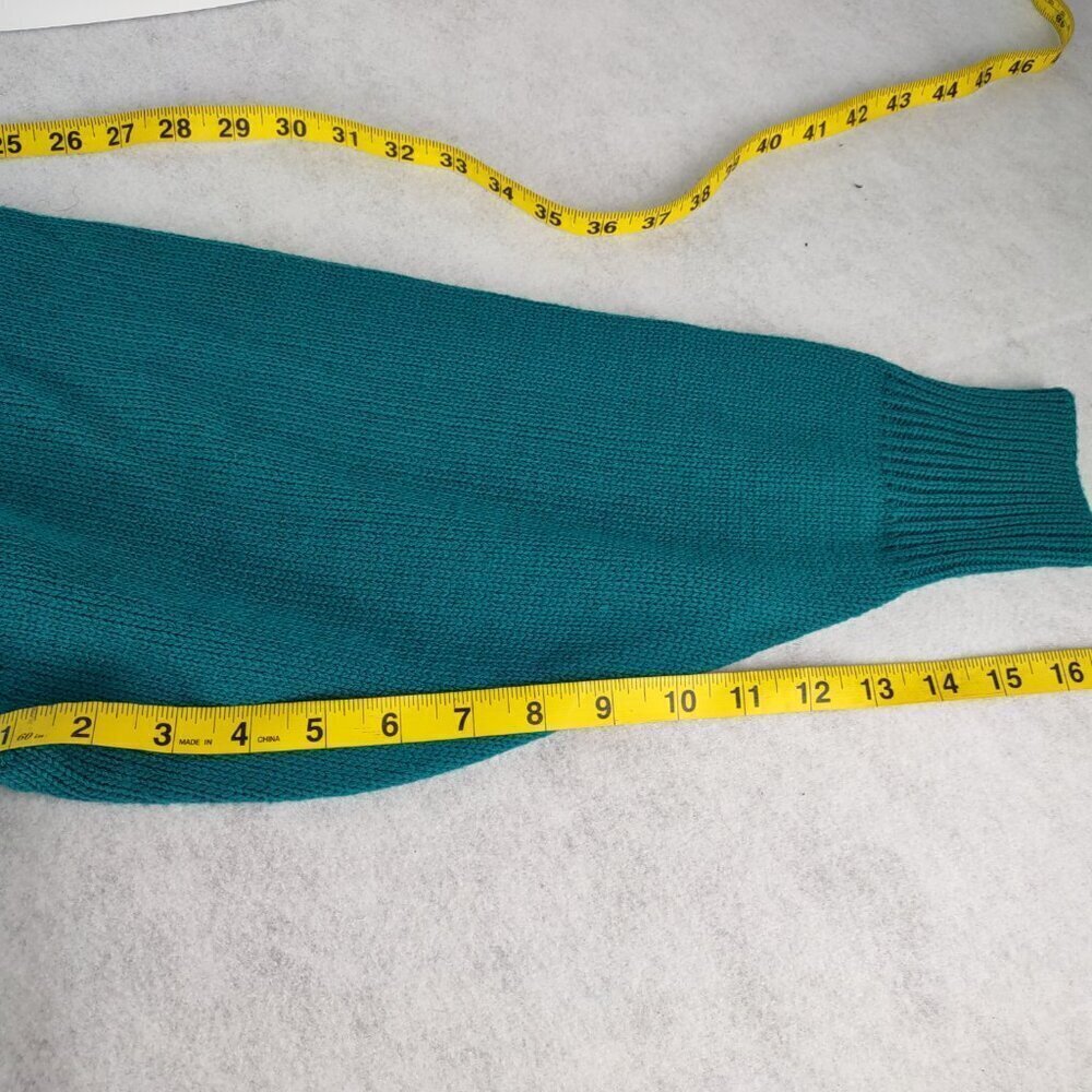 Venezia Original Sportswear Women Teal Green 4 Button 2 Pocket Cardigan Sz 18-20 - Picture 10 of 13